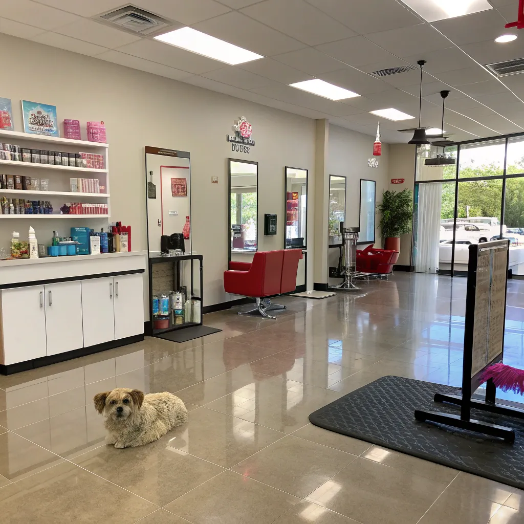 Interior view of CORVENLIS Pet Salon